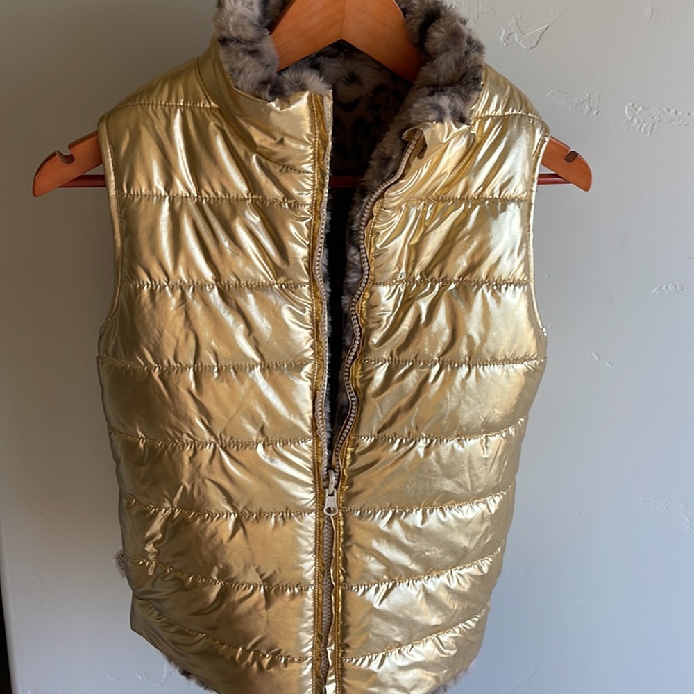 EPIC THREADS 😍 Reversible Puffer Vest, Kids Size Large